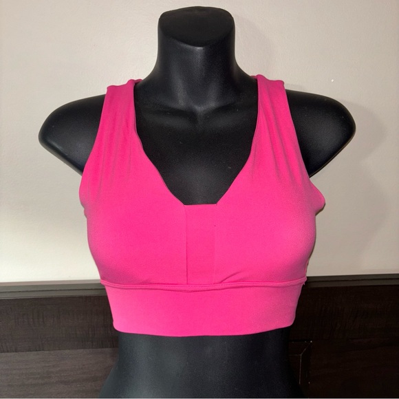 XS Buffbunny hot pink siren sports bra with multi-strap back - Picture 9 of 13